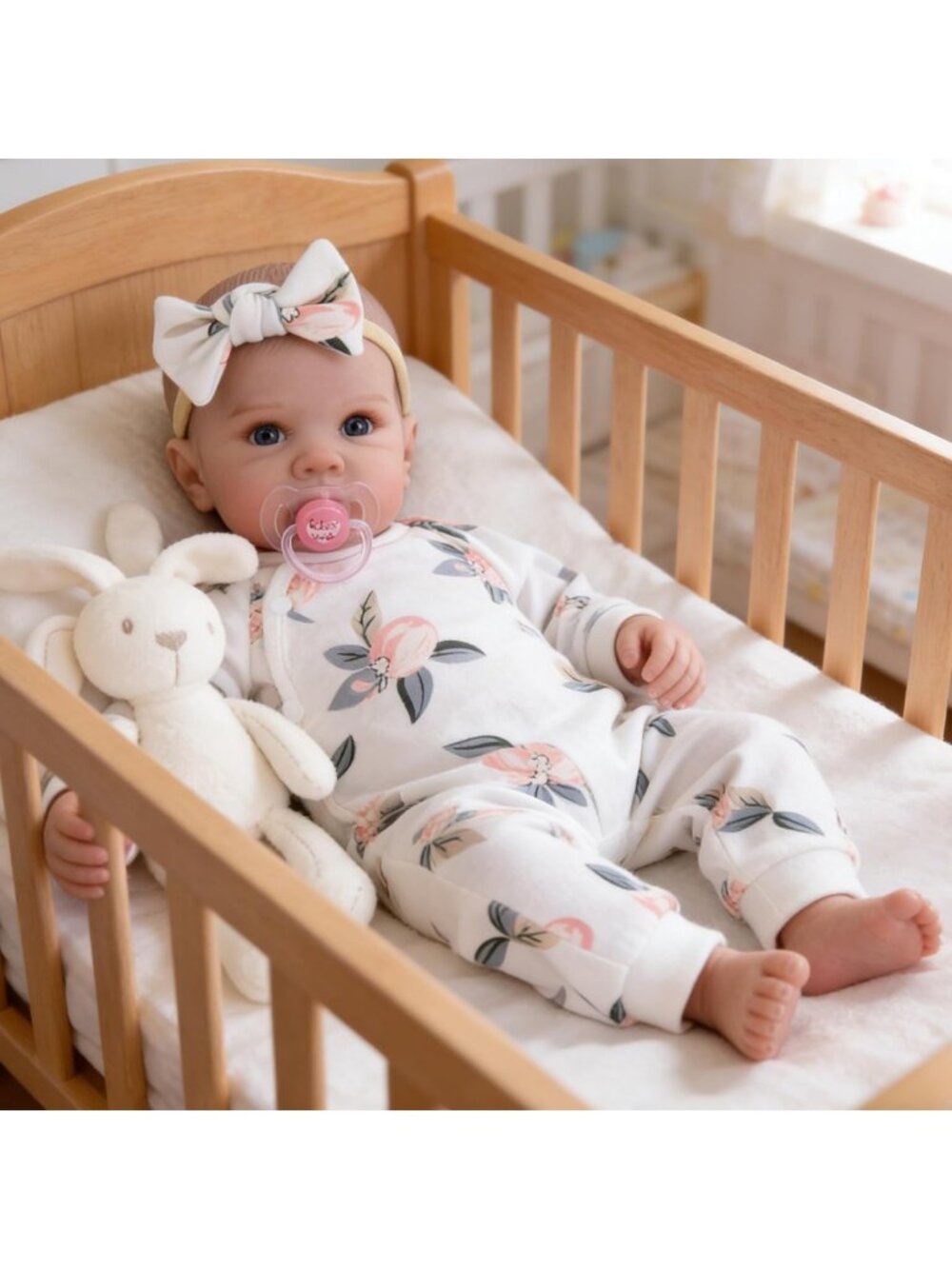 Realistic 20" Reborn Baby Doll Girl - Poseable, Accessories, Gift for 3+ Kids